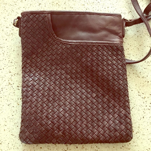 margot Handbags - MARGOT genuine leather woven cross body
